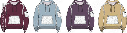 Variety of Hoodies in Different Colors Stylish and Comfortable Apparel
