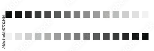 Grayscale colors on black and white. Monochrome palette .Vector illustration EPS 10 .