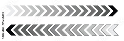 Grayscale colors on black and white. Monochrome palette .Vector illustration EPS 10 .