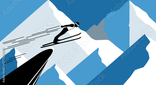 Skyglide: The Flight of Winter’s Alpine Champions