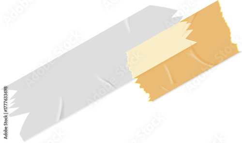 Transparent Sellotape Stripe