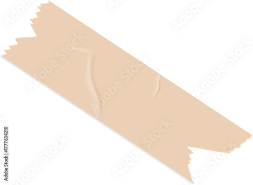 Transparent Tape with Wrinkles