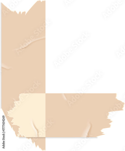 Transparent Sellotape Stripe