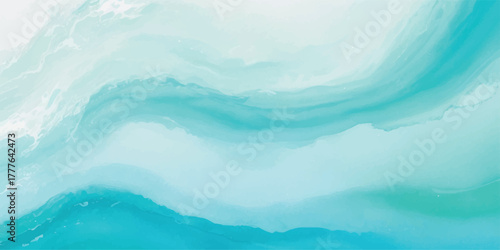Abstract watercolor background in shades of blue and white soft and dreamy texture perfect for backgrounds and design elements