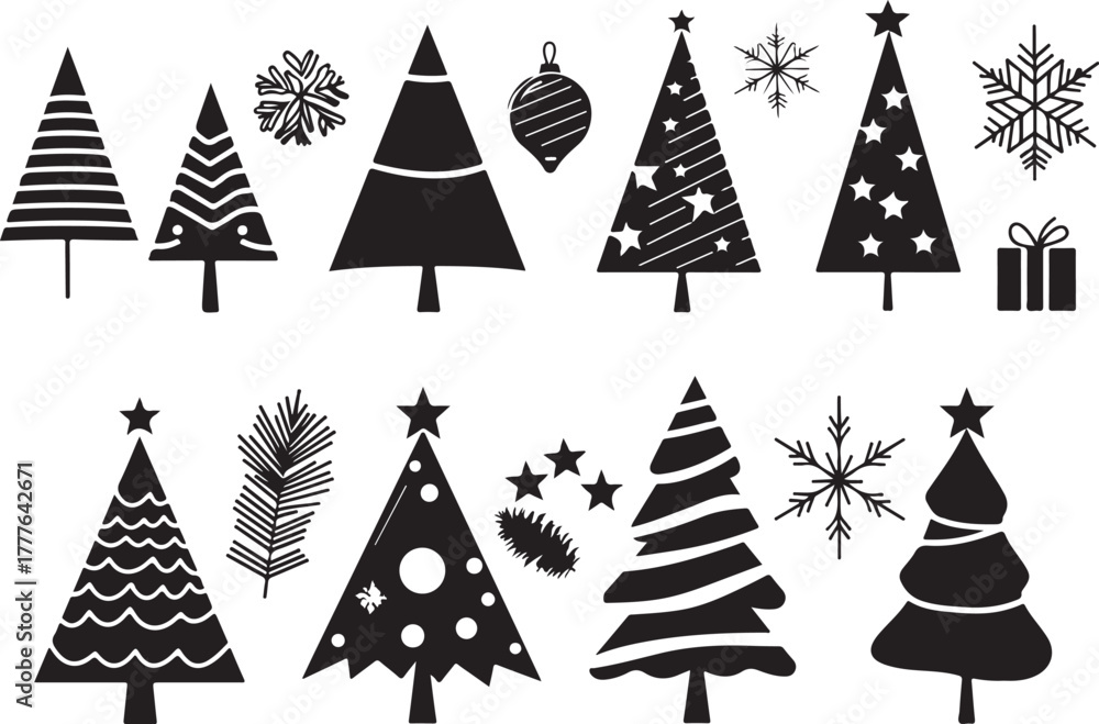 Obraz premium Tree Silhouette SVG