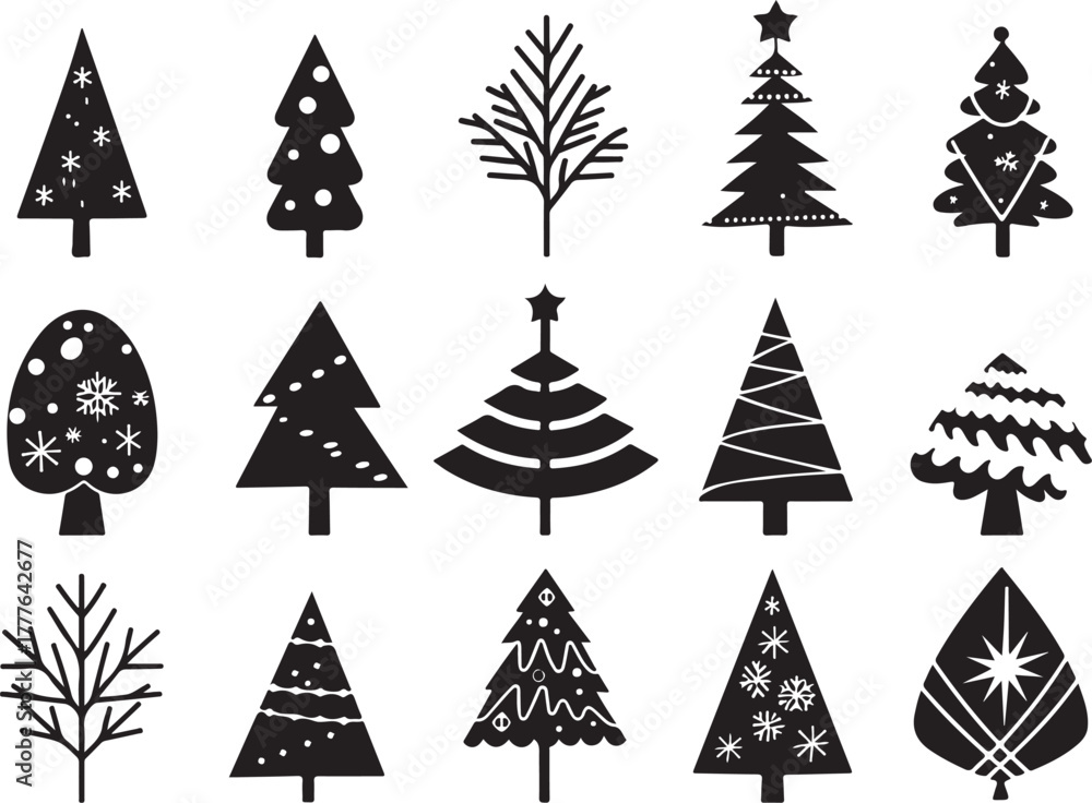 Obraz premium Tree Silhouette SVG