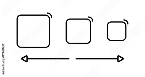 app icon corner shape icon for concept