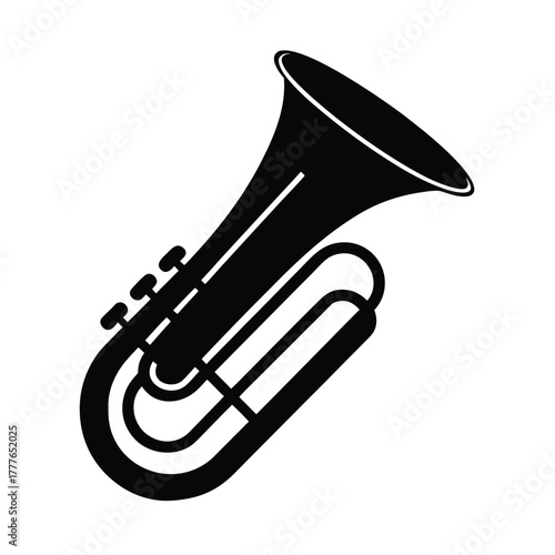 Tuba Instrument Vector Icon