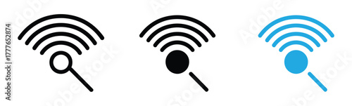 FREE WIFI ICON vector illustration, Wireless Wi-Fi connectivity sign, Wi-Fi signal symbols and an internet connection sign isolated, Wireless icon set, network available, Internet signal icon vector.