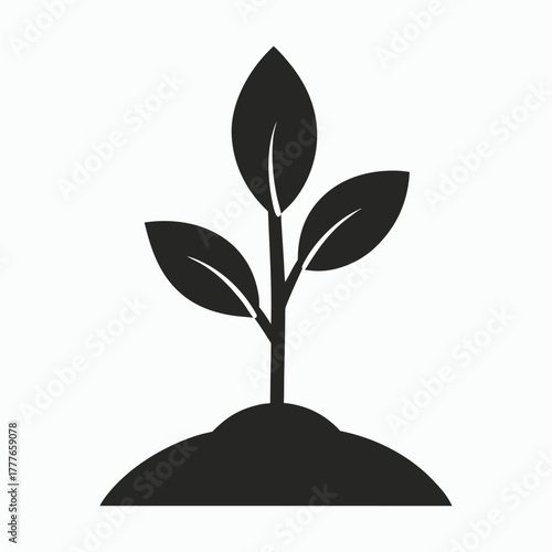 Whimsical tree with a child silhouette underneath ideal for educational and nature themed designs