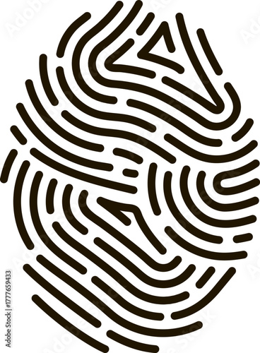 Fingerprint icon representing identity, security, and biometrics