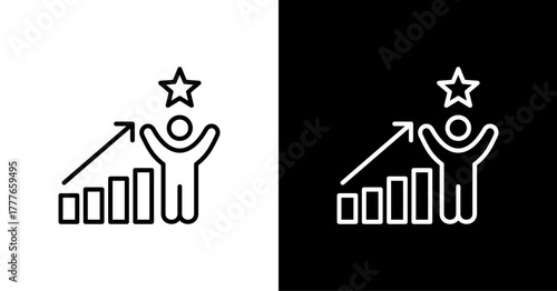 Motivation  White Icon Set Design