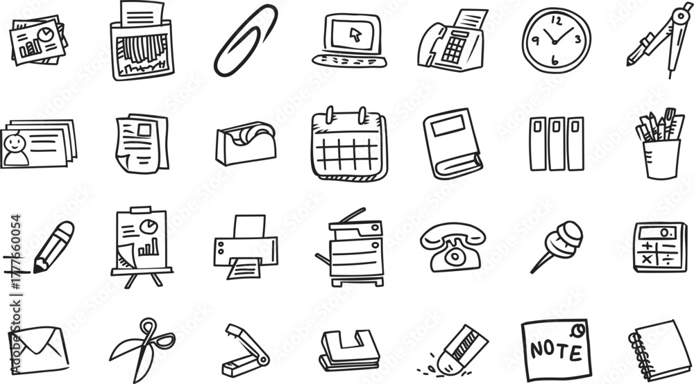 Naklejka premium Daily Desk