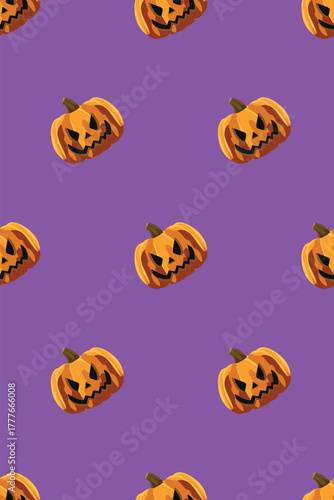 Halloween Pattern Design | Spooky Seamless Illustration