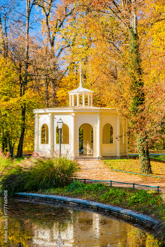 Autumn in Maksimir park in Zagreb, capital of Croatia
