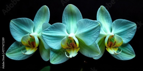 Delicate white orchid petals, softly illuminated, against a pure white background, elegant simplicity Close up of delicate white orchid petals, soft diffused lighting highlighting subtle textures,