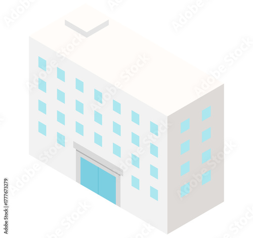 Office building illustration.