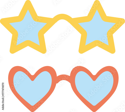 Colorful Birthday Party Elements