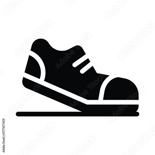 footwear glyph icon illustration vector graphic.eps