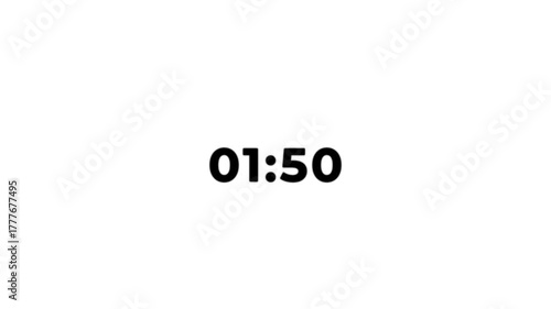 2 minutes countdown animation timer.