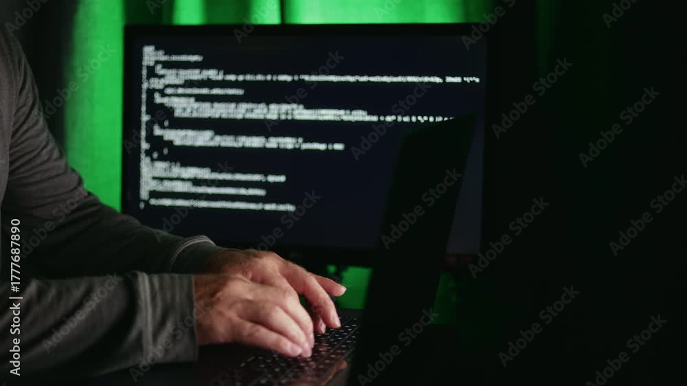 Quantum computing expert experimenting algorithms in dark lab setup, expert simulating quantum encryption models, expert advancing next gen tech frontiers, for quantum innovation research campaigns