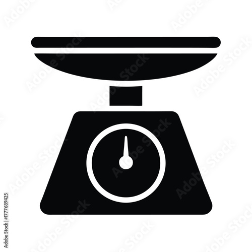 Food Scale Icon Illustration