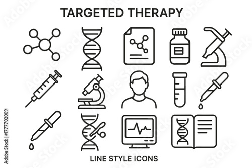 Dna icon icons gene vector model monitor research tool report pipette targeted