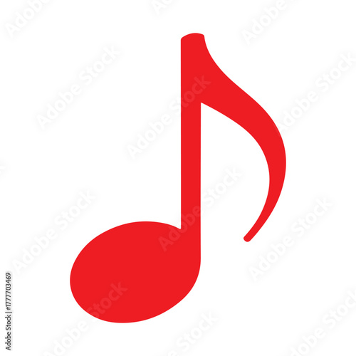 music note icon isolated on white background. vector illustration eps 10