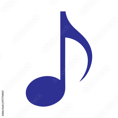 Music notes hand drawn icon. vector illustration EPS 10. 