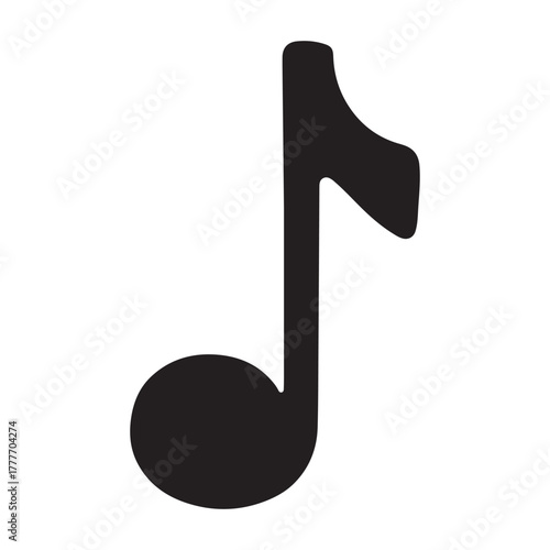 music note icon. vector illustration EPS 10