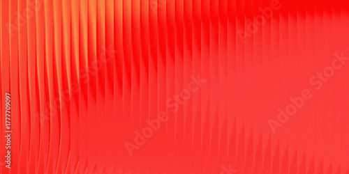 Vibrant red abstract background with textured vertical folds and smooth crimson gradient