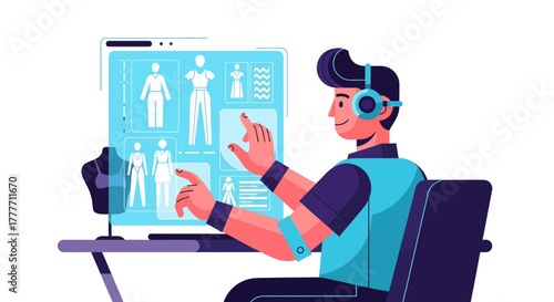 Innovative Fashion Design Concept: Designing and Styling Clothes Using Modern Technology