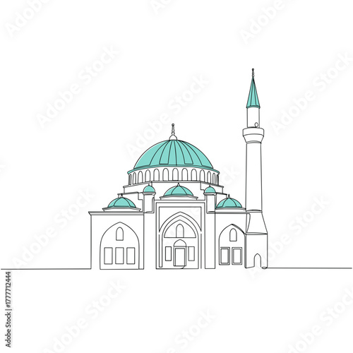 Whirling dervish dancer in traditional attire with flowing garments - Concept of idea design for t-shirt  