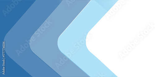 vector blunt angle shape paper cut dynamic blue gradient abstract background