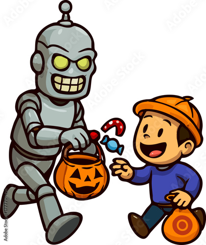 candy sharing robot