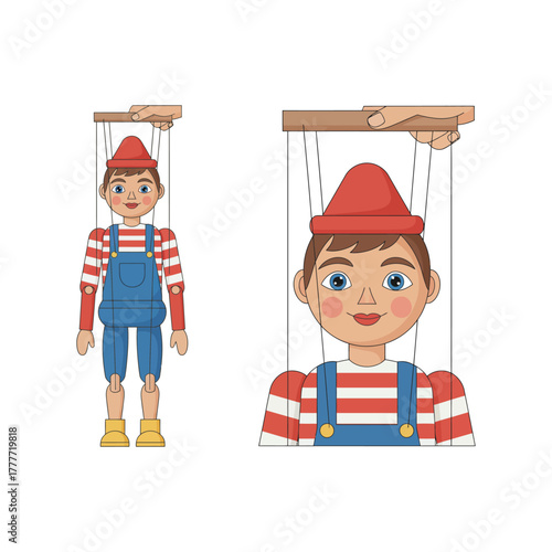 Enchanting Marionette Doll: A Captivating Puppet for Your Collection