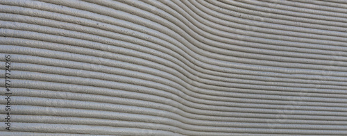 3D Printed concrete texture. architectural background. modern construction of 3D houses. printed house using a 3D printer