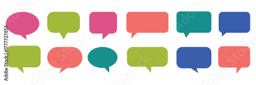 Speech bubble collection. Set of speech bubble. Speech bubble comic. Line art speech bubbles. speech bubble comic signs.