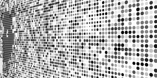 Halftone black and white. Vector background abstract monochrome.