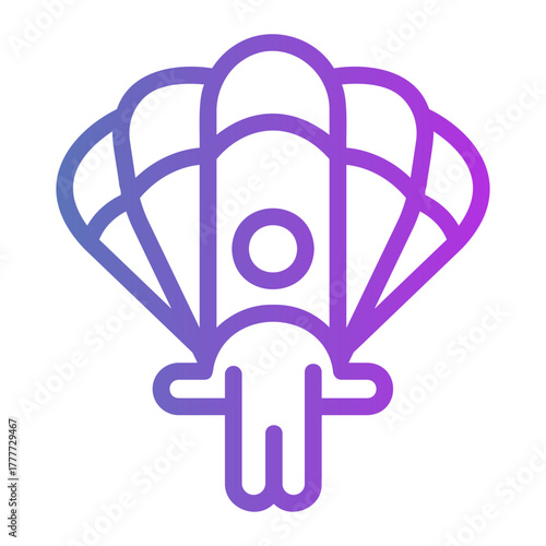 parachute Gradient icon