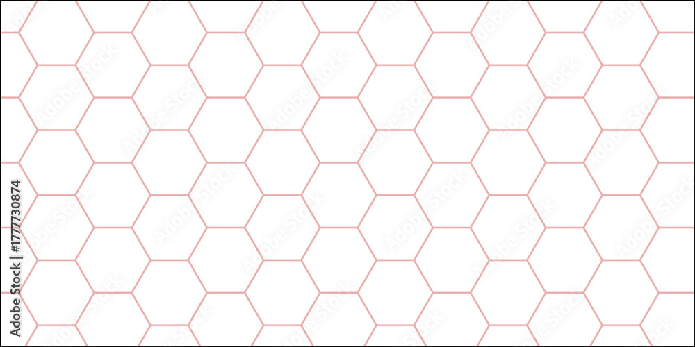 Abstract seamless geometric honeycomb pattern with hexagonal texture design on a dark vector backdrop