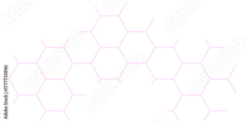 Seamless hexagonal honeycomb pattern background design with geometric cell structure vector texture
