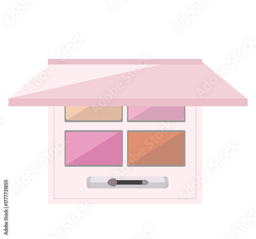 アイシャドウパレット。ベクターイラスト