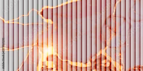 Colorful gradient background with ripple effect in blue, yellow, pink, and purple creates an aesthetic backdrop