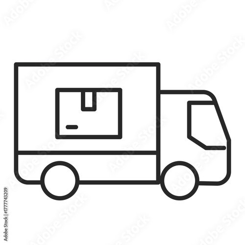 Icon Design Mode Logistics Of Food Resource Quality Distribution