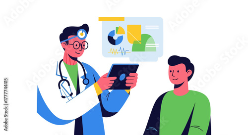 Medical Consultation And Healthcare Modern Communication Via Digital Devices