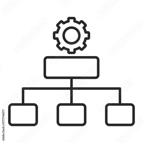 Icon Design Mode Logistics Of Food Resource Quality Distribution