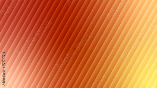 reeded glass effect with moody orange gradient and soft ripple blur for modern abstract background  