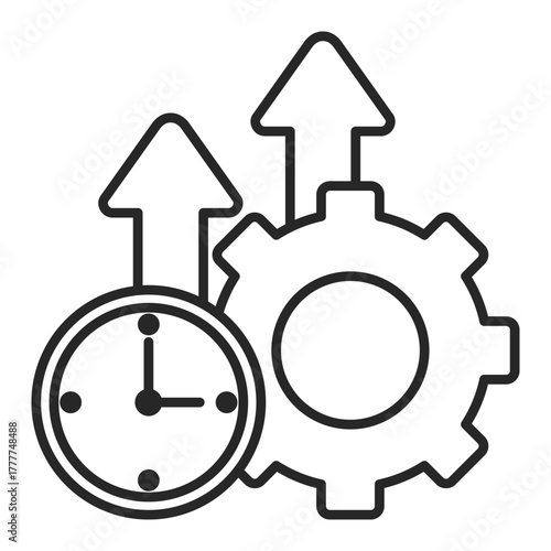 Icon Design Mode Logistics Of Food Resource Quality Distribution
