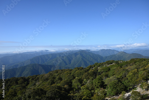 Obraz na plátně Climbing Mt. Ibuki, Shiga, Japan